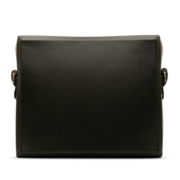 Louis Vuitton Monogram Glasses Steve Shoulder Bag Business Bag M46530 Coffee Brown Carfresser Men LOUIS VUITTON
