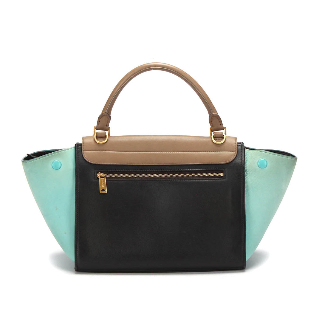 Celine Tri-Color Leather Trapeze