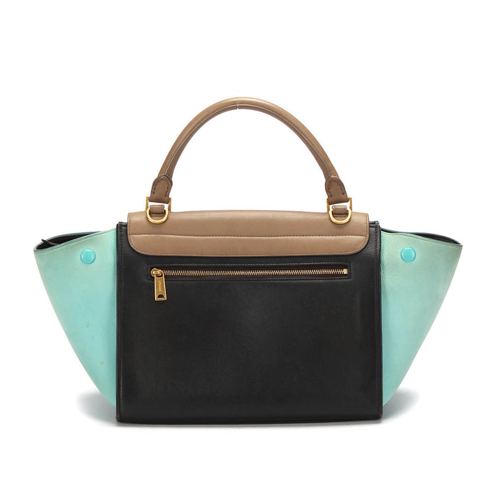 Celine Tri-Color Leather Trapeze