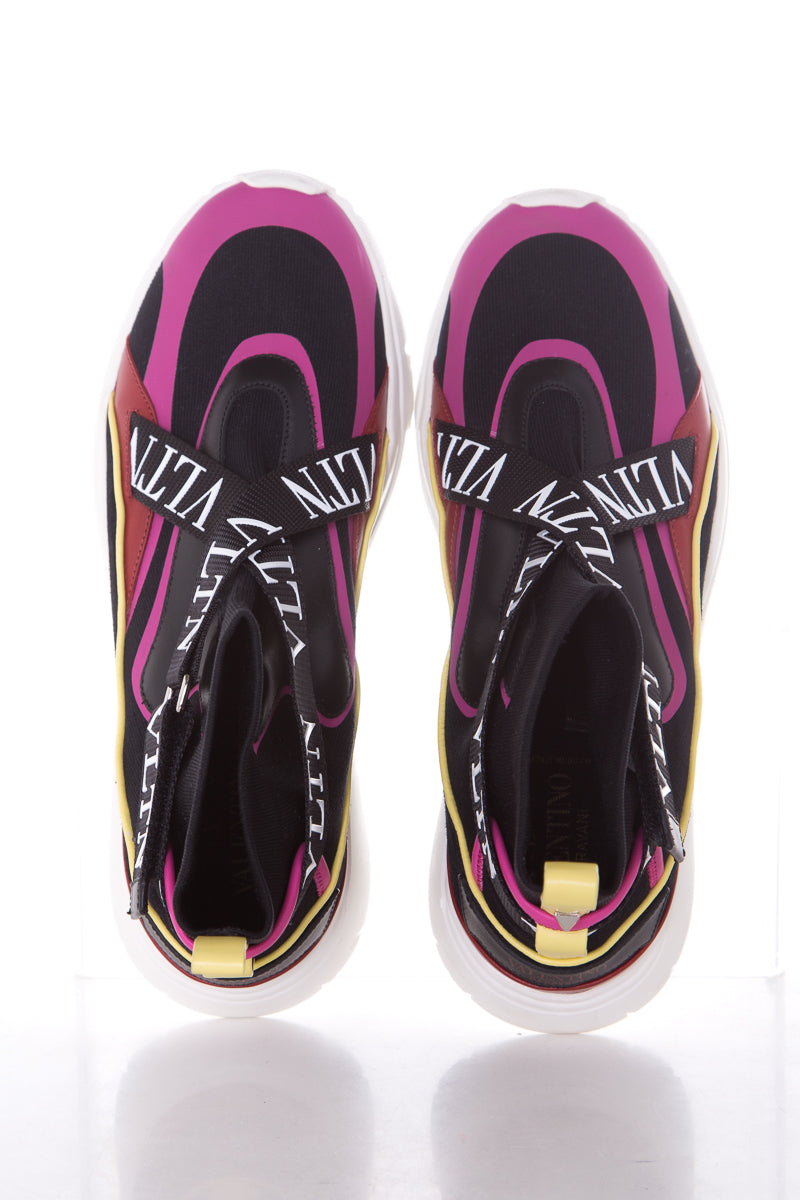 Valentino Garavani Black & Multi Sneaker SZ 40
