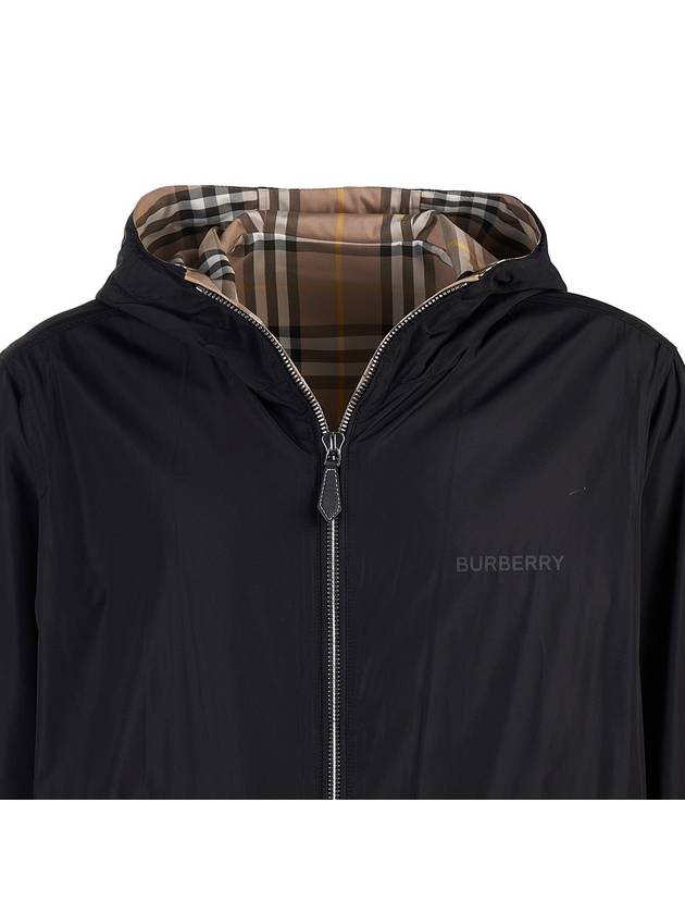 Burberry Vintage Check Reversible Hooded Jacket Beige