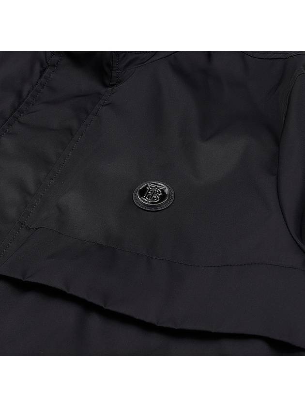 Burberry Packaway Monogram Windbreaker Black