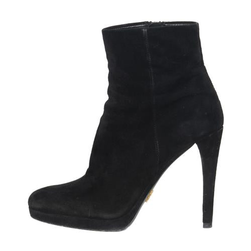 Prada Suede Platform Boots