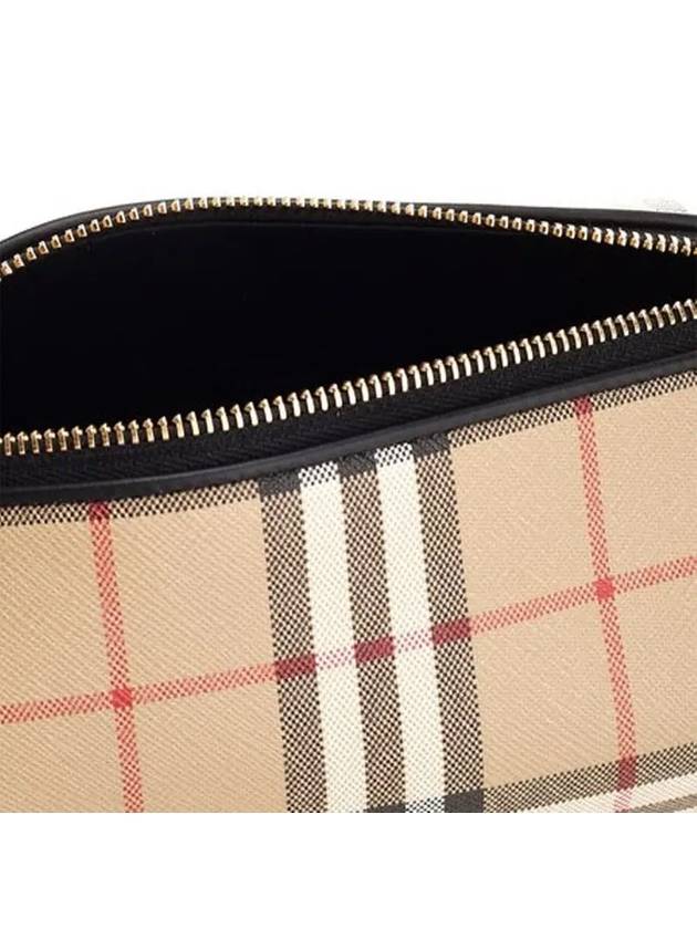 Burberry Vintage Check Barrel Cross Bag Archive Beige Black