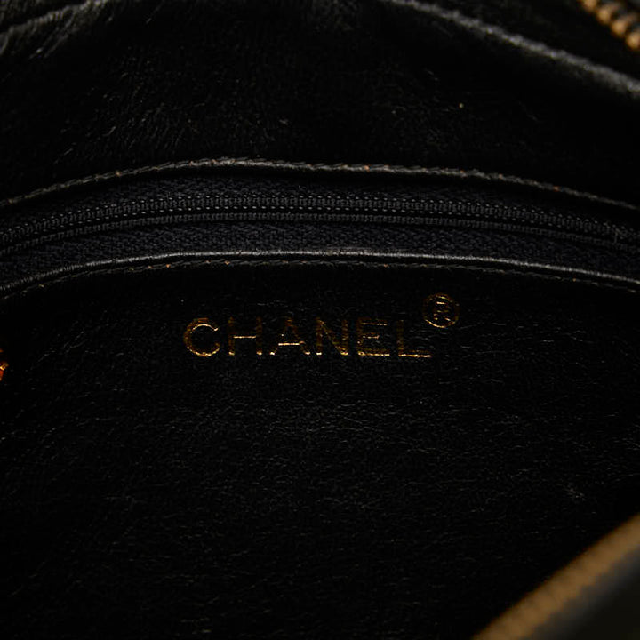 Top Quality Chanel Black Lambskin Camera Bag
