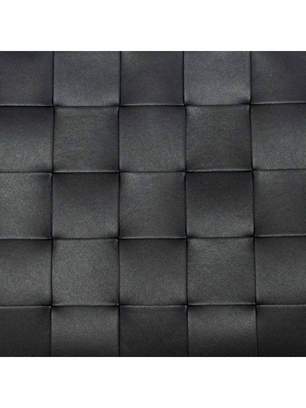 Bottega veneta Intrecciato Weaving Strap Clutch Bag Black