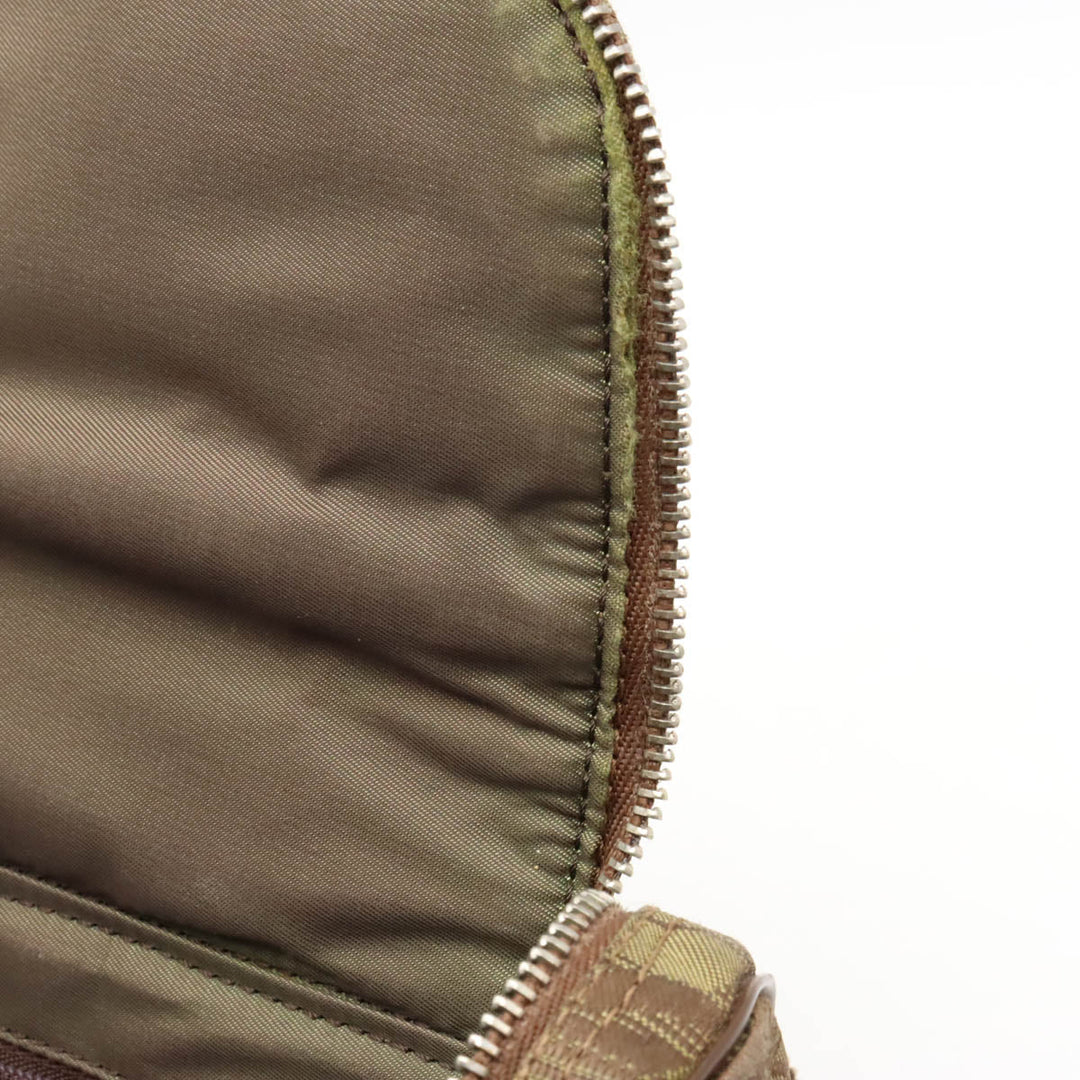 Top Quality Chanel New Label Line Rucksack Backpack 2WAY Nylon Jaguar Leather Curry A15958