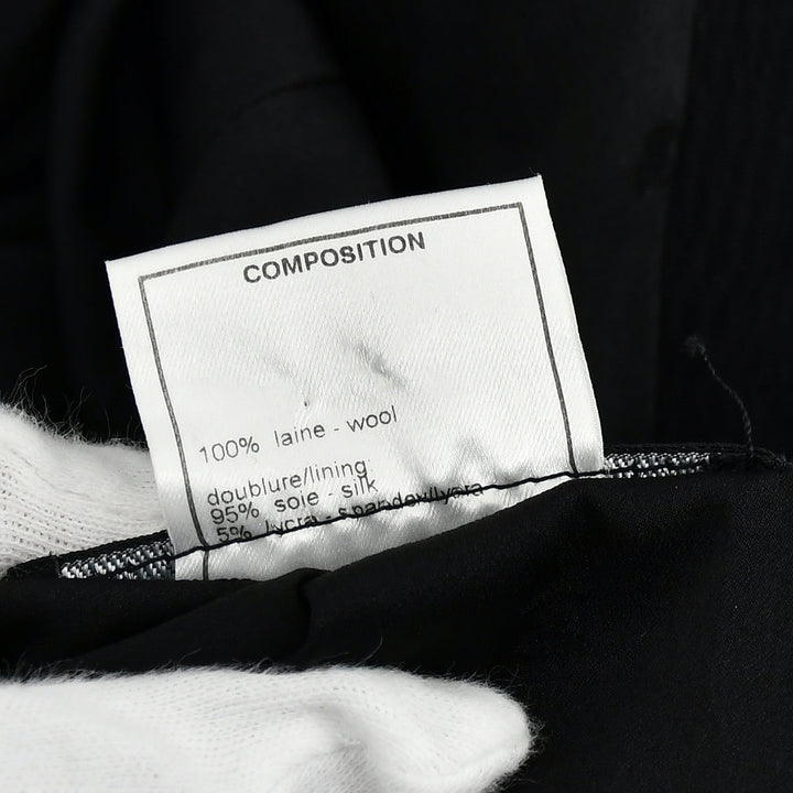 Top Quality Chanel Double Breasted Jacket Black 98A #38