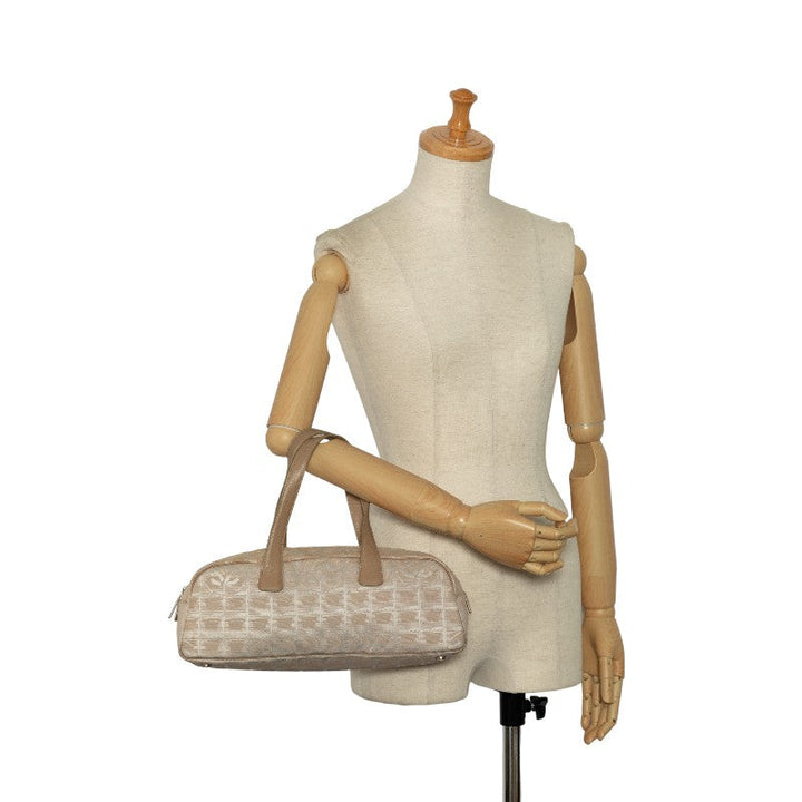 Top Quality Chanel Top Quality Chanel Handbags Canvas/Leather Ivory Beige Ladies and Gentlemen