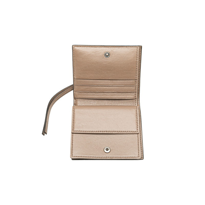 Top Quality Balenciaga Neo Classic Compact Wallet Brown Leather