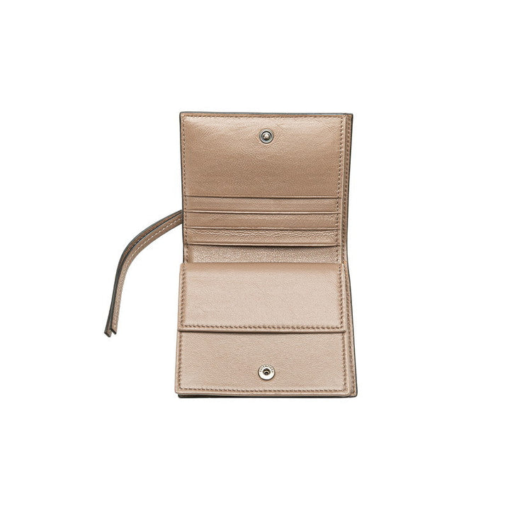 Top Quality Balenciaga Neo Classic Compact Wallet Brown Leather