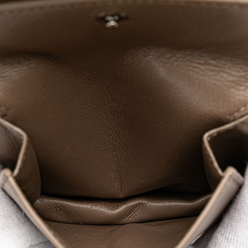Top Quality Balenciaga Neo Classic Compact Wallet Brown Leather