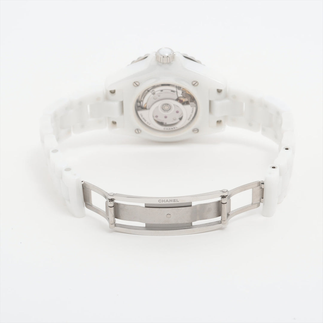 Top Quality Chanel J12 H5699 SSCE AT White Writing s