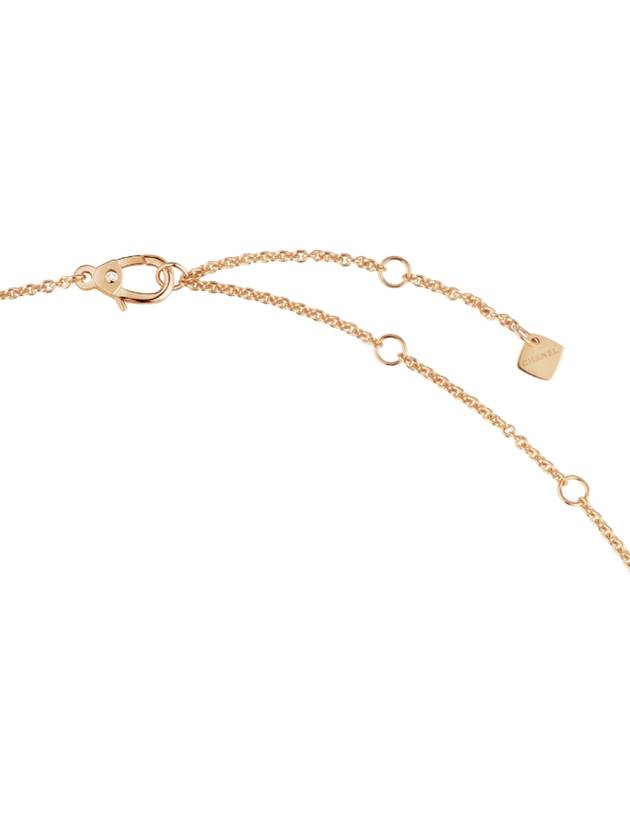 18K Coco Crush Diamond Necklace Gold Chanel
