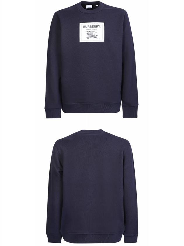Burberry Men's Prorsum Label Cotton Sweatshirt Navy