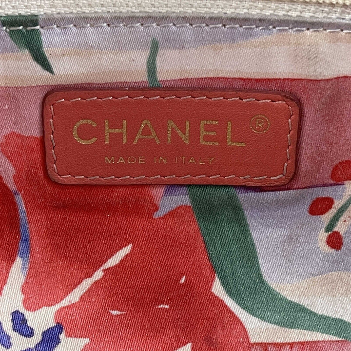 Chanel - Quilted Stitched Tan Raffia / Straw CC Country New Shoulder Bag