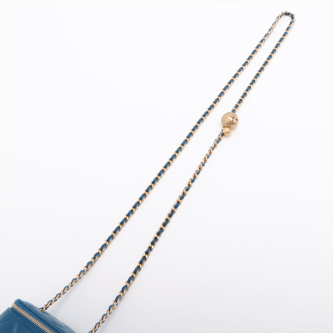 Top Quality Chanel Matrasse  Chain Shoulder Bag Coco Ball Blue G