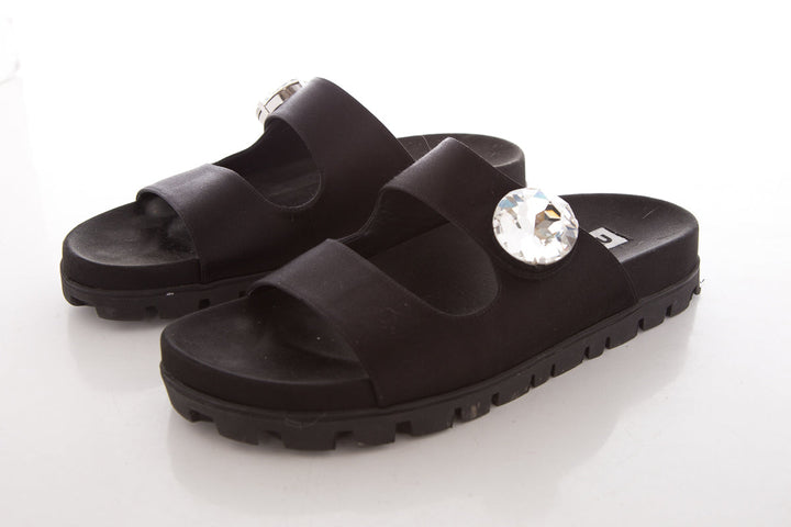 Miu Miu Black Sandals SZ 39