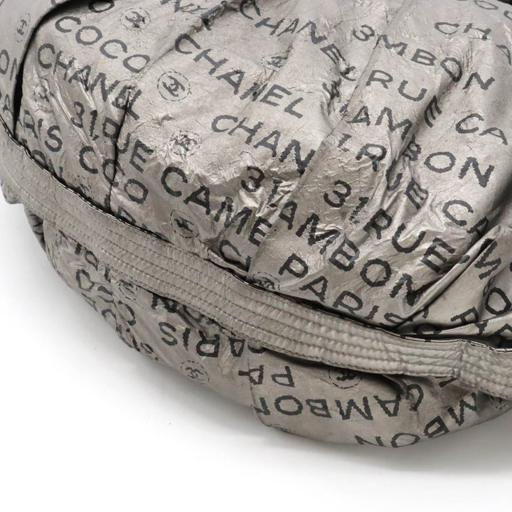 Top Quality Chanel Unlimited Shoulder Bag Sliding Nylon Silver Black Black Silver A46532