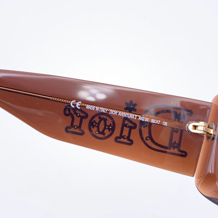 CHRISTIAN Top quality Dior Brown Top quality Dior Aventura 2 Anz5V Sunglasses 56/17 135Mm