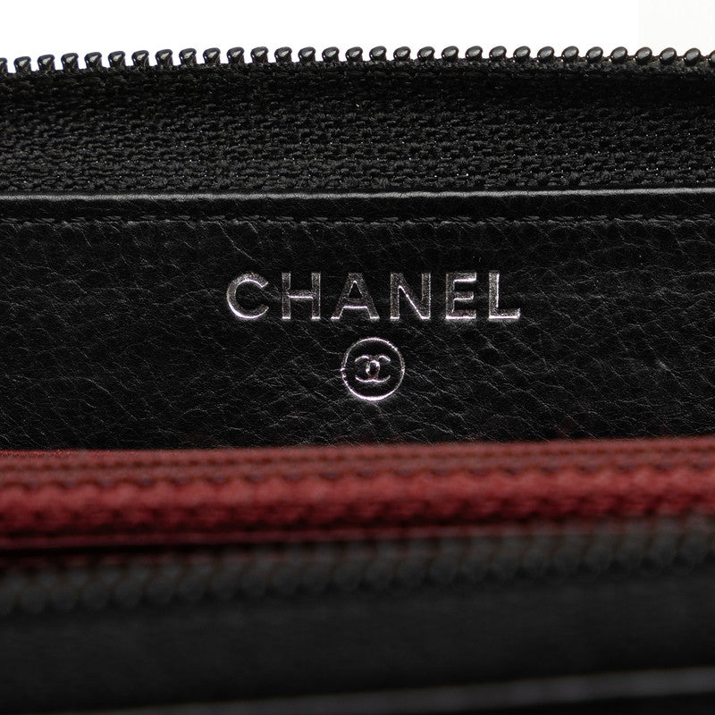 Top Quality Chanel Top Quality Chanel Mattress Long Wallet Leather Black Ladies Market