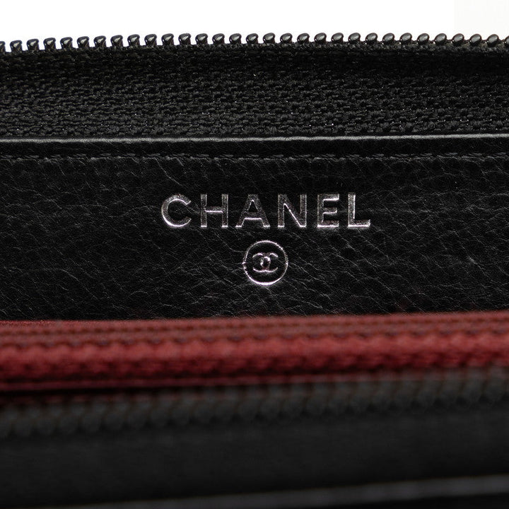 Top Quality Chanel Top Quality Chanel Mattress Long Wallet Leather Black Ladies Market