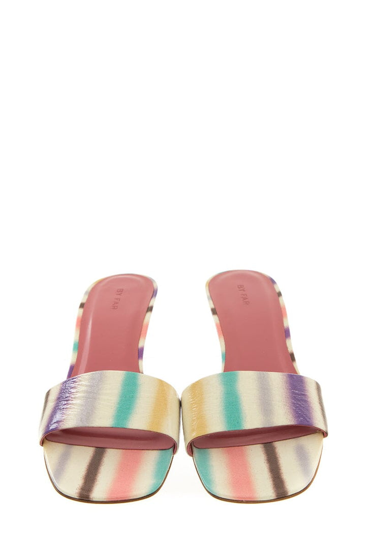 By Far Multicolor Sandal Mule Heels SZ 40
