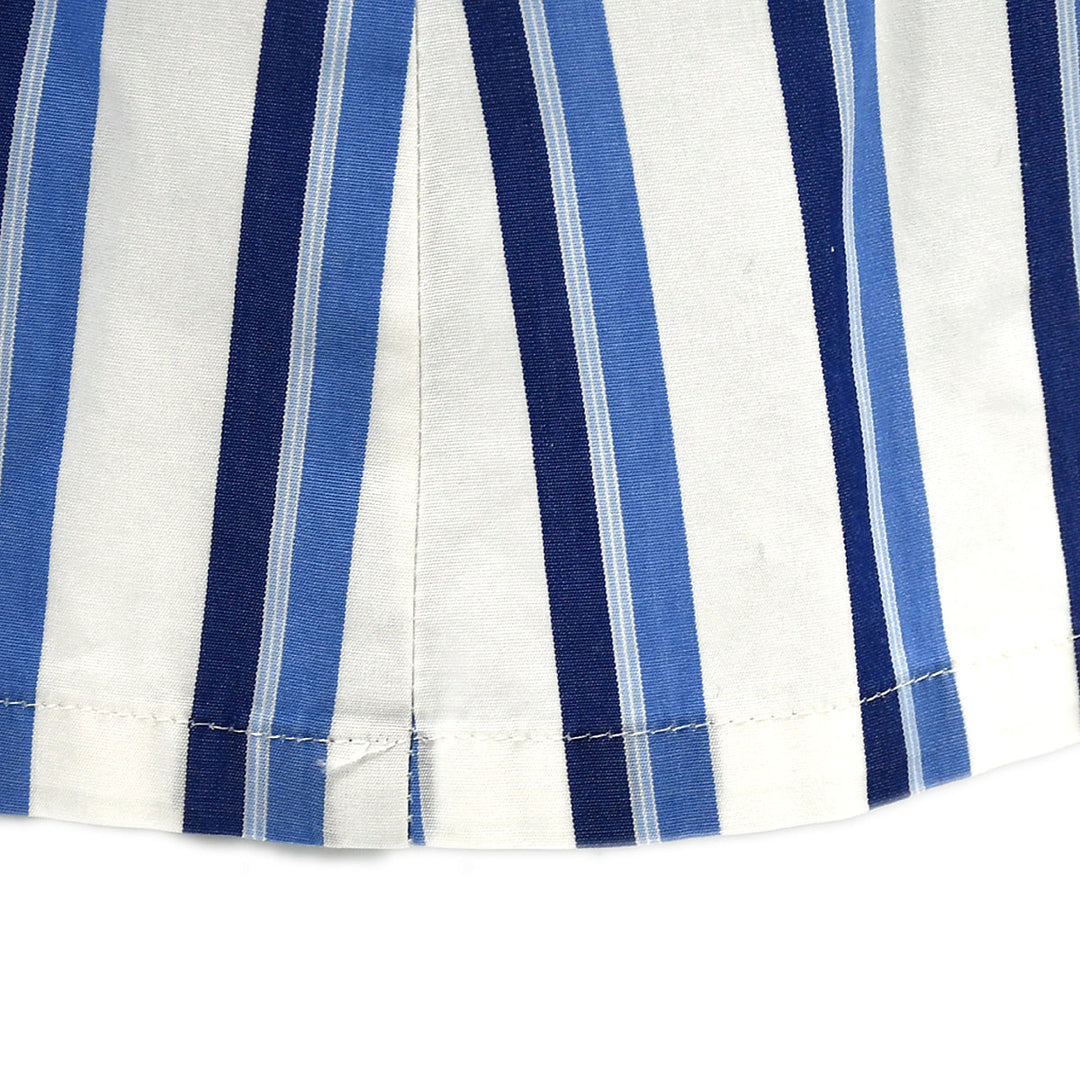 Top Quality Chanel Shirt Blouse White Blue