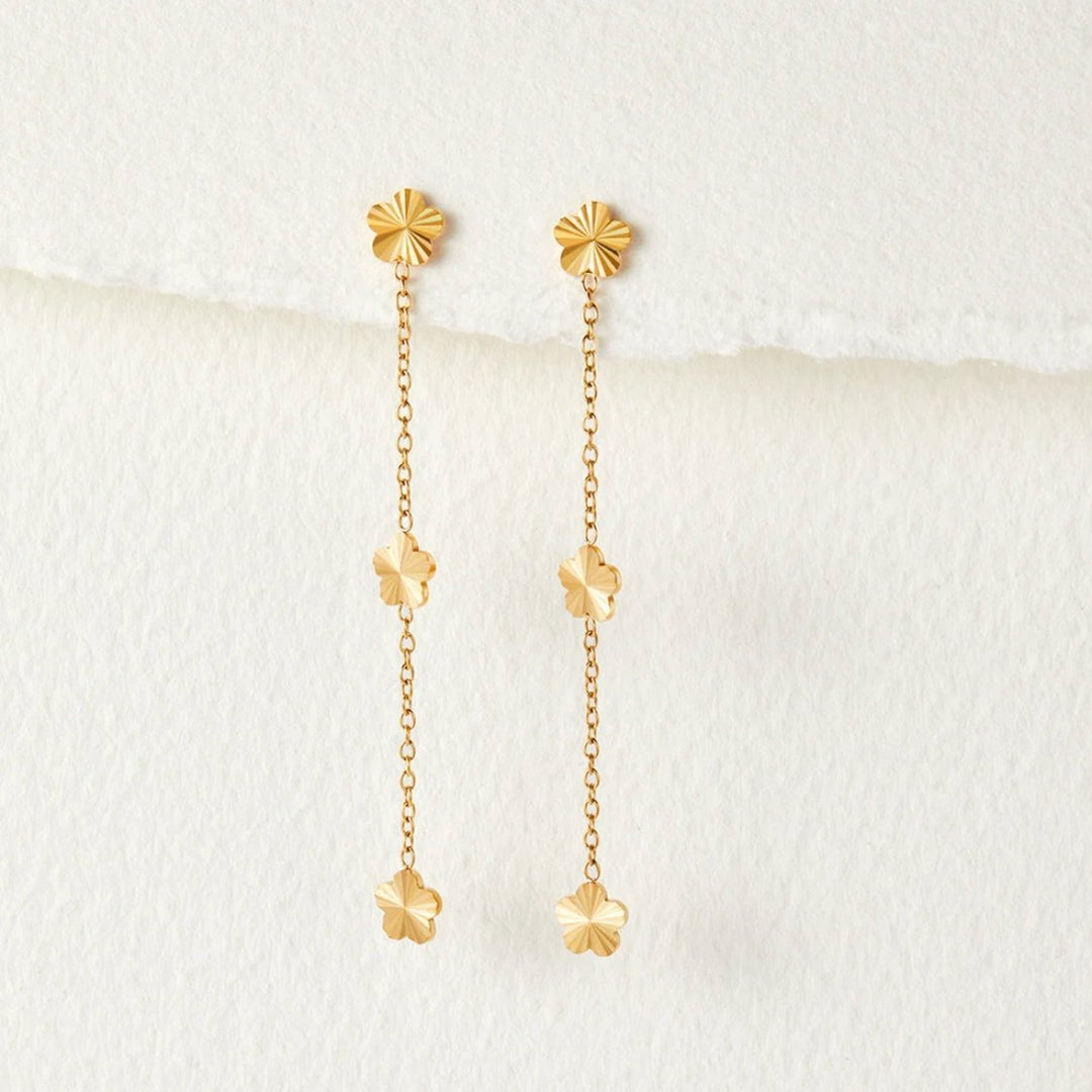 Flower Power Petal Drop Earrings