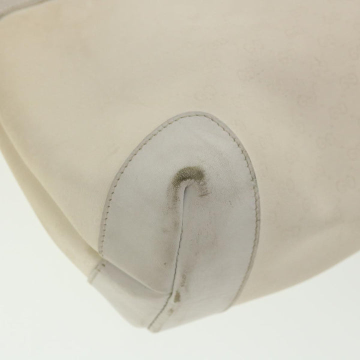 GUCCI Micro GG Canvas Clutch Bag White 014.904.0597  fm1931