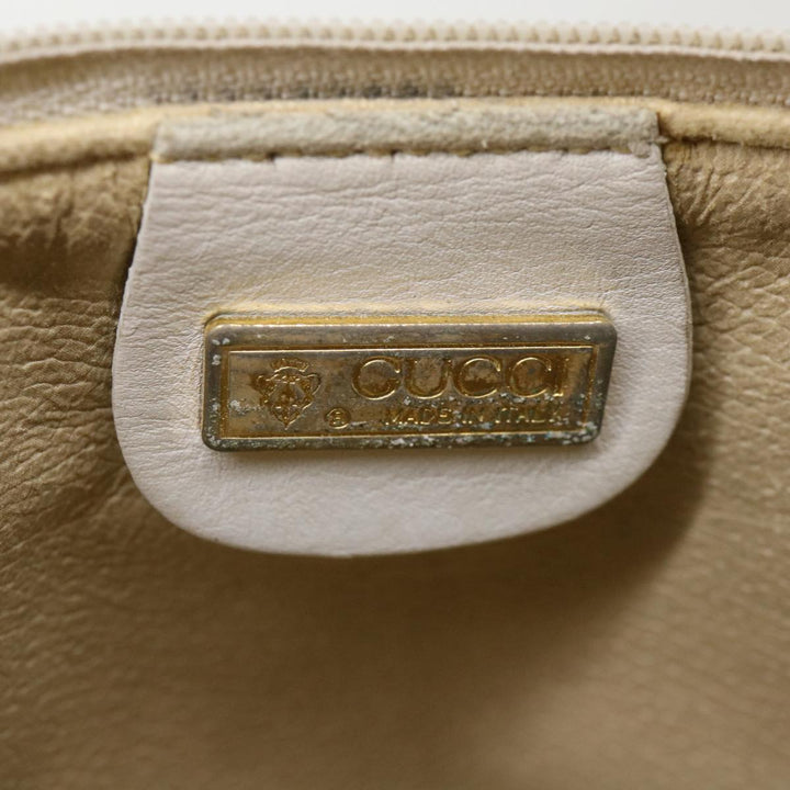 GUCCI Micro GG Canvas Clutch Bag White 014.904.0597  fm1931