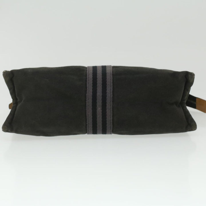 Top quality Hermes Fourre Tout Clutch Bag Canvas Black 2110-23 Auth fm2098