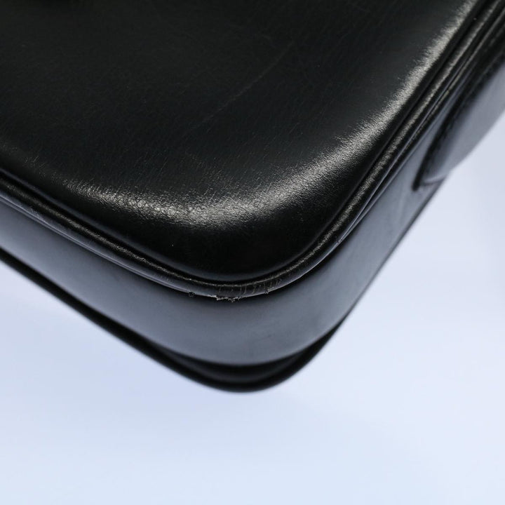 Celine Horse Carriage Shoulder Bag Leather Black  fm2800