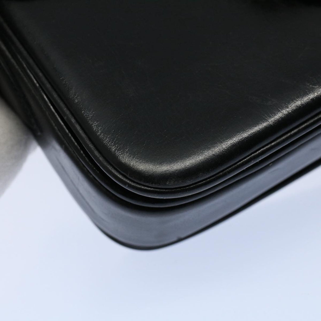 Celine Horse Carriage Shoulder Bag Leather Black  fm2800