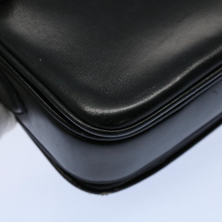 Celine Horse Carriage Shoulder Bag Leather Black  fm2800