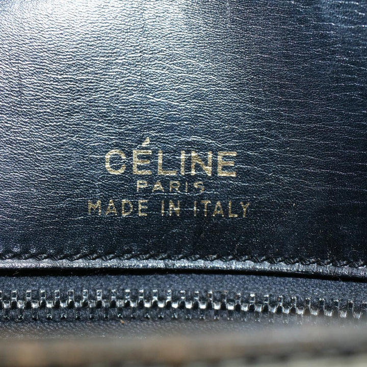 Celine Horse Carriage Shoulder Bag Leather Black  fm2800