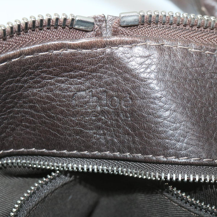 Chloe Paddington Hand Bag Leather Brown fm2802