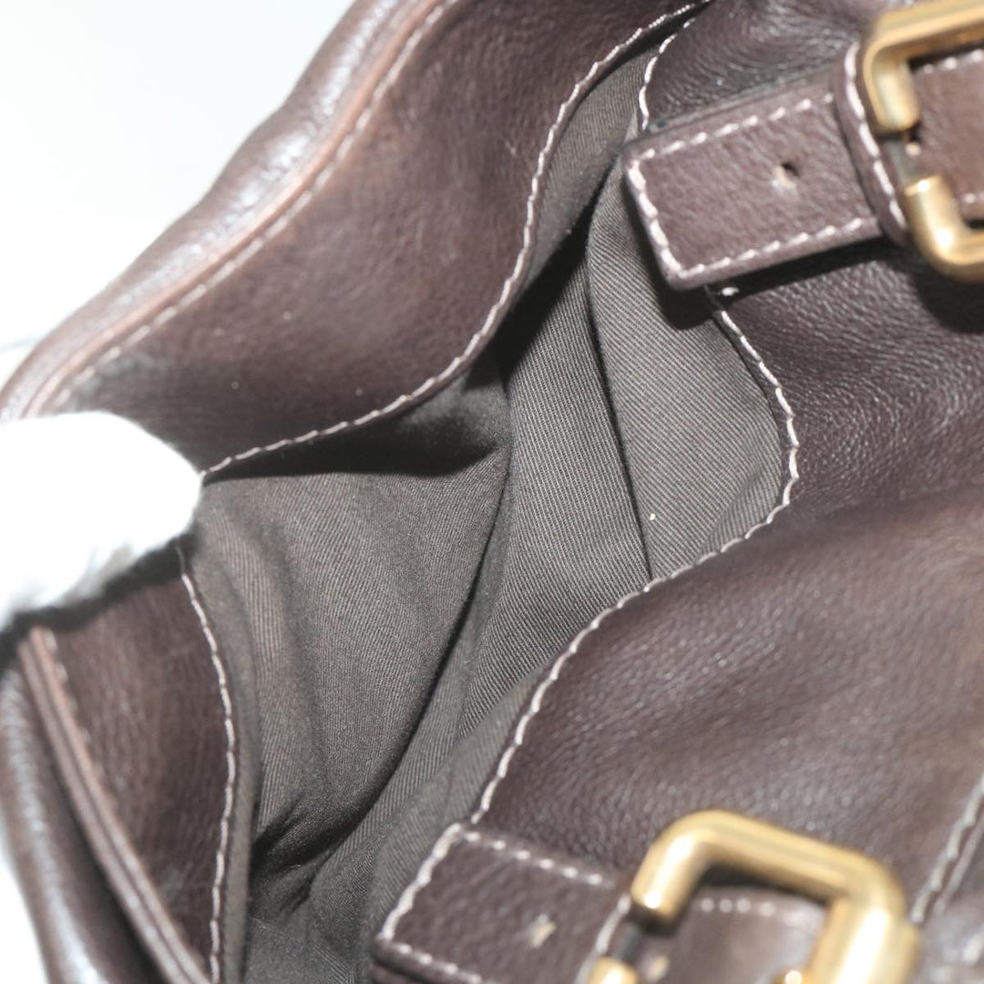 Chloe Paddington Hand Bag Leather Brown fm2802