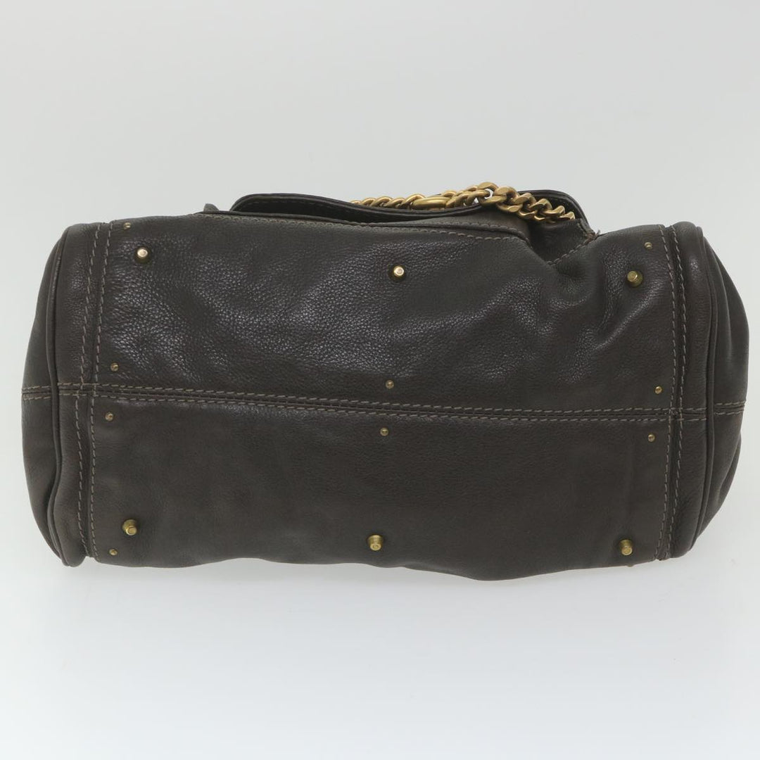 Chloe Paddington Hand Bag Leather Brown fm2802