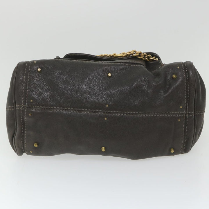 Chloe Paddington Hand Bag Leather Brown fm2802