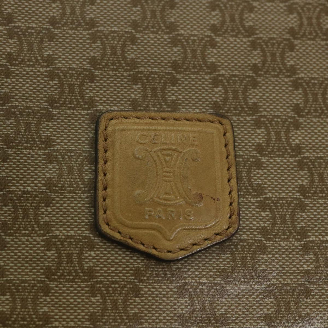 Celine Macadam Canvas Clutch Bag Beige  fm2889