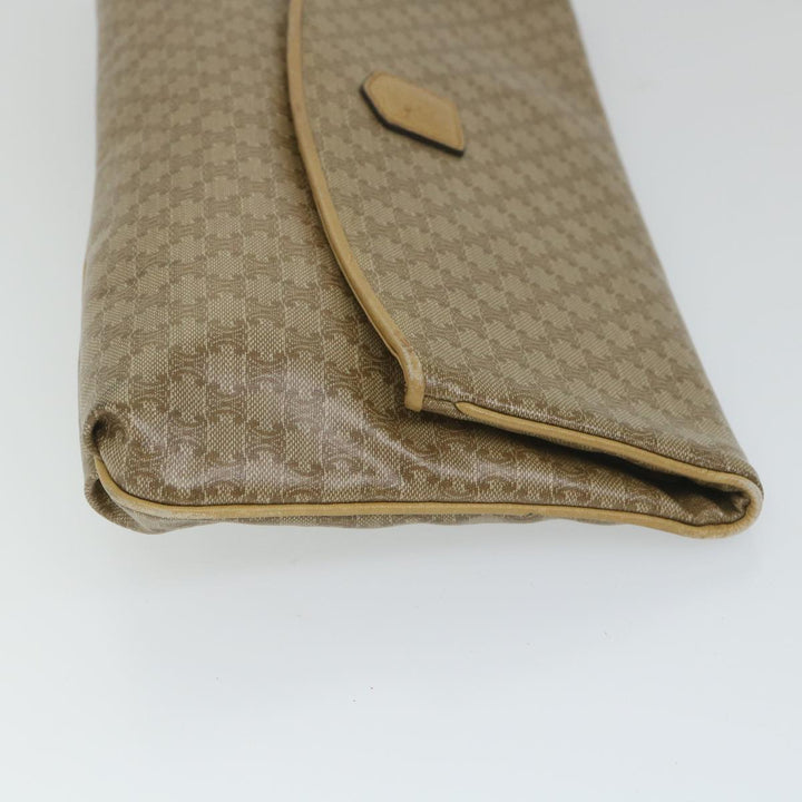 Celine Macadam Canvas Clutch Bag Beige  fm2889