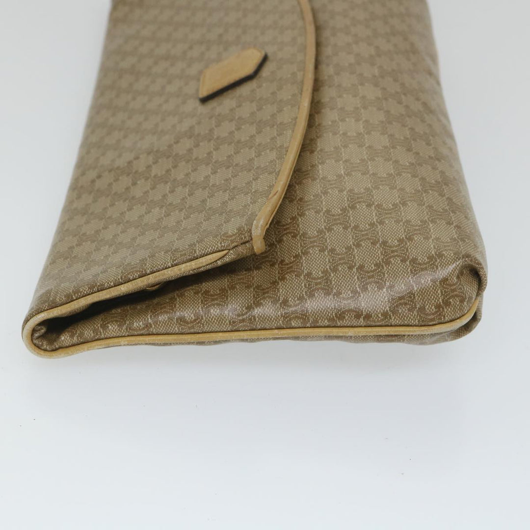 Celine Macadam Canvas Clutch Bag Beige  fm2889