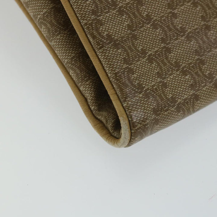 Celine Macadam Canvas Clutch Bag Beige  fm2889