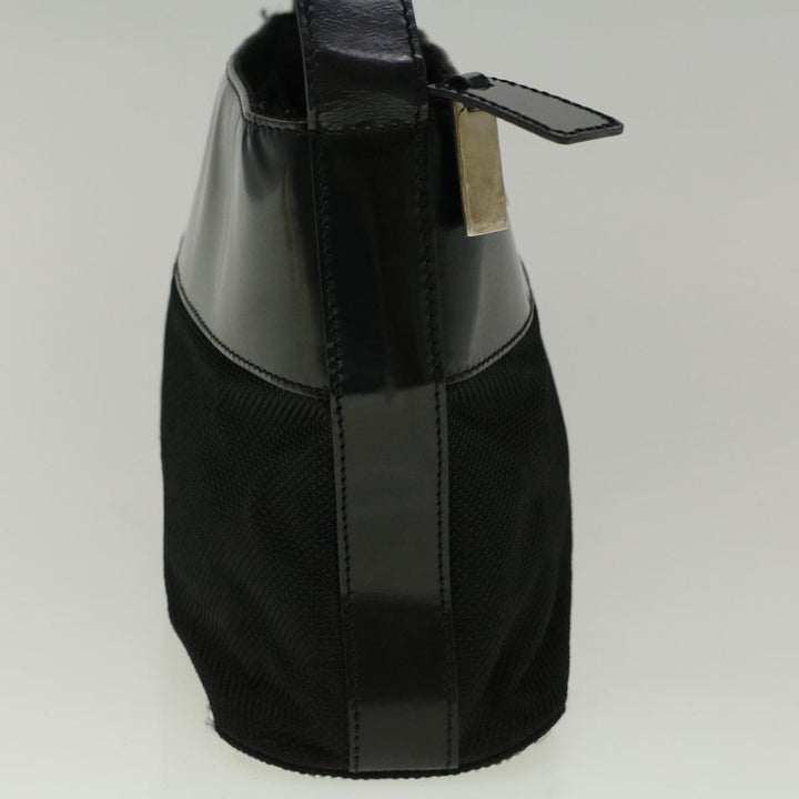 Celine Shoulder Bag Canvas Black  fm2930