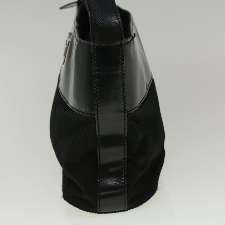 Celine Shoulder Bag Canvas Black  fm2930