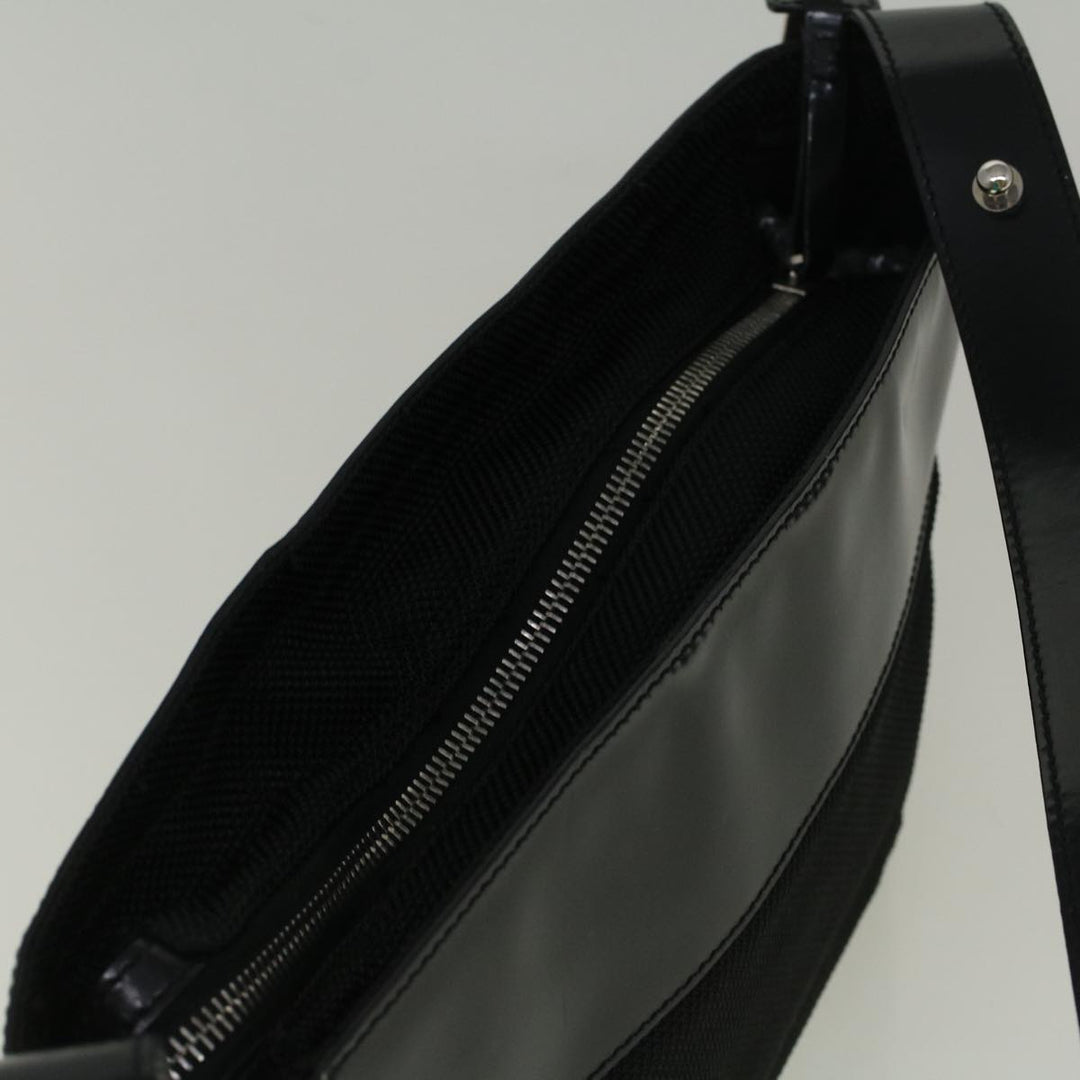 Celine Shoulder Bag Canvas Black  fm2930