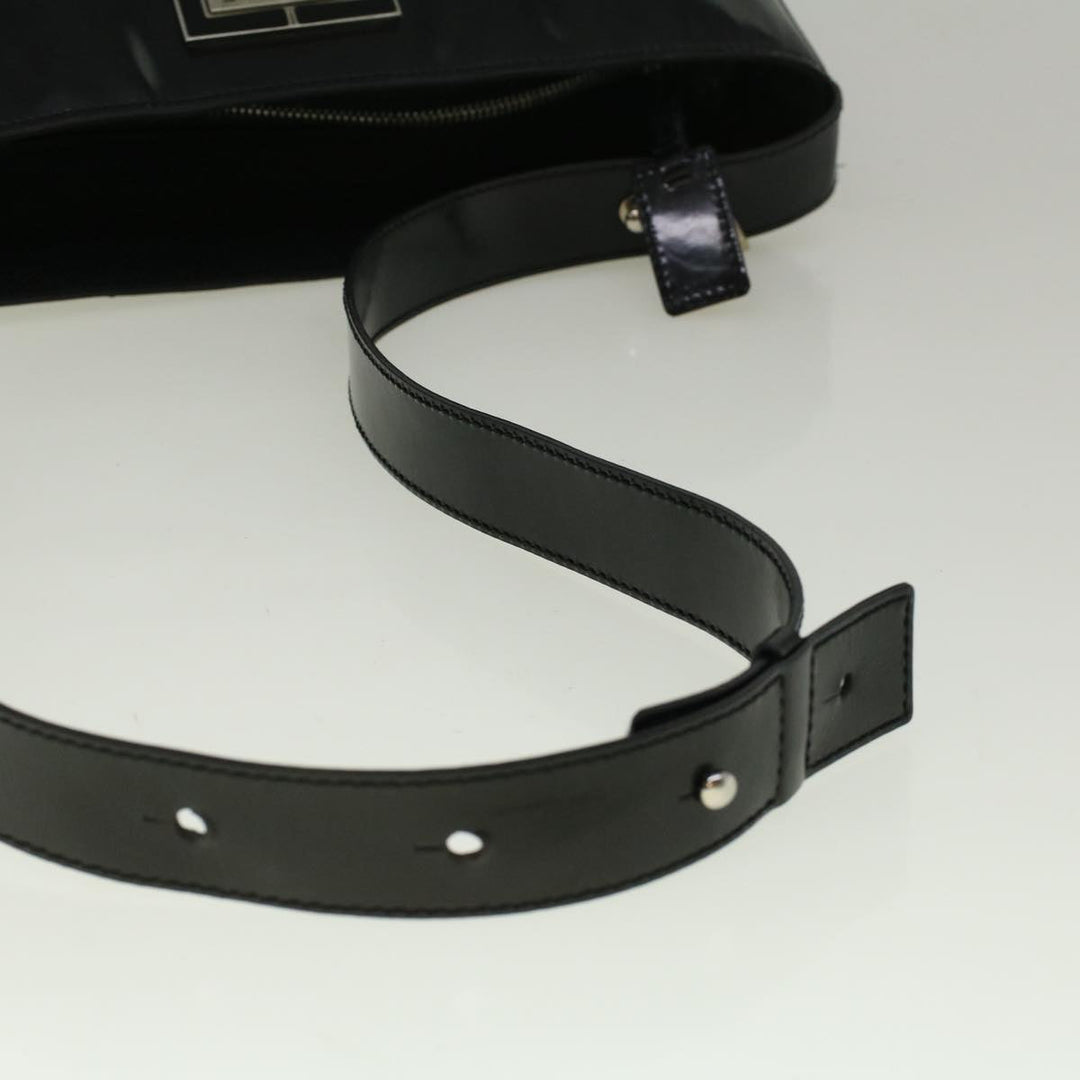 Celine Shoulder Bag Canvas Black  fm2930