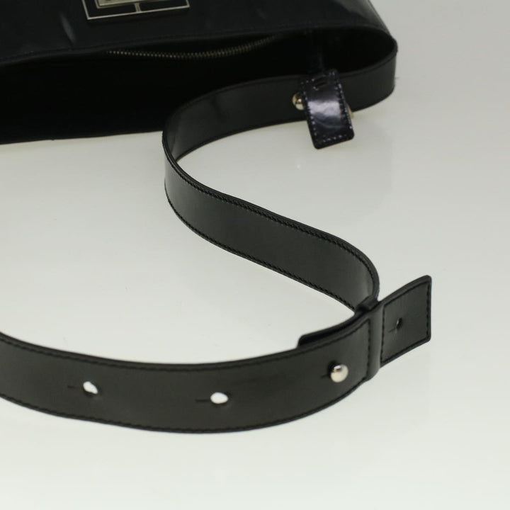 Celine Shoulder Bag Canvas Black  fm2930