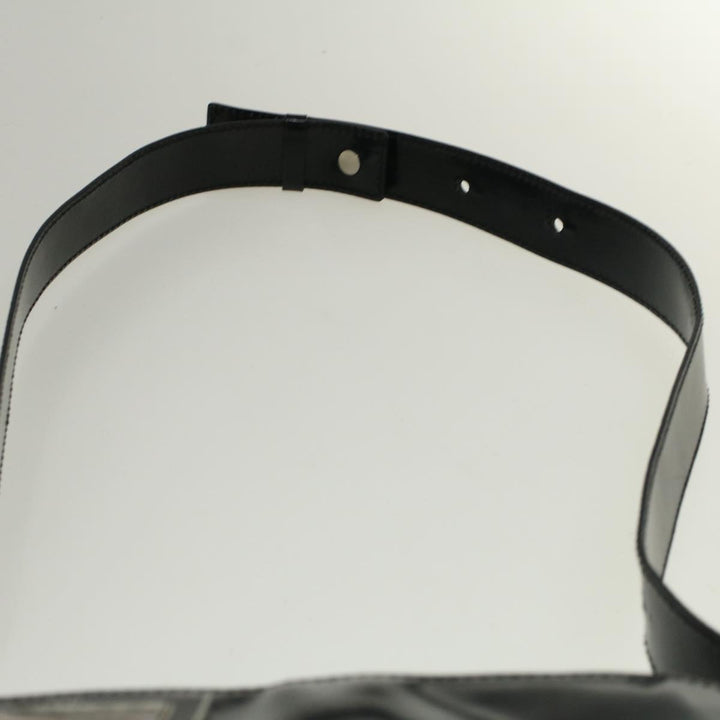 Celine Shoulder Bag Canvas Black  fm2930